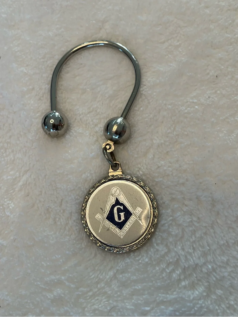 Men’s Vintage and Unique 1978 Freemason Keychain